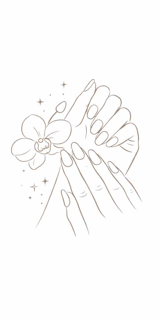 Illustration mains minimaliste